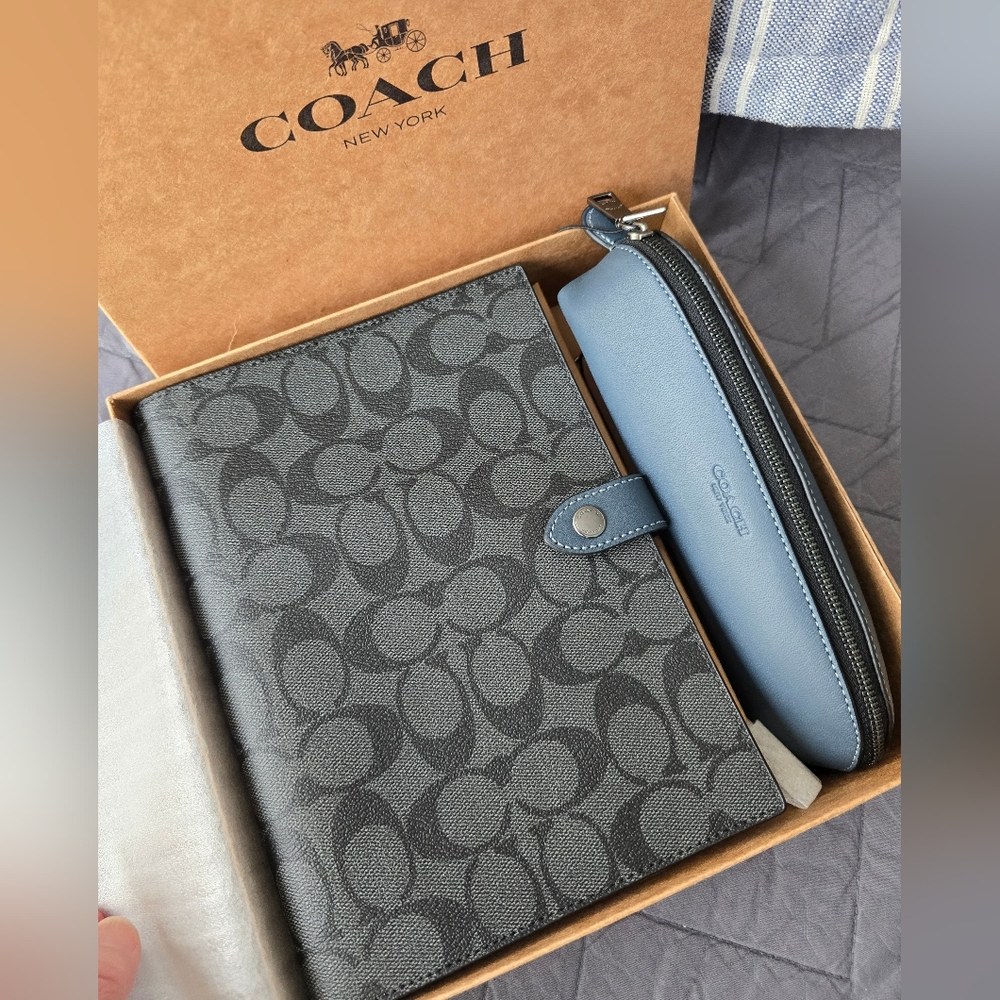 Notebook and pencil case